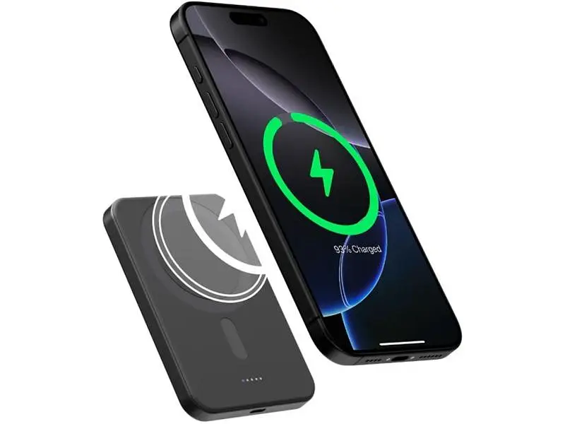 Зовнішній акумулятор (Power Bank) Pitaka Aramid 5000 mAh Twill Black/Grey (PBQ2401) - фото 3
