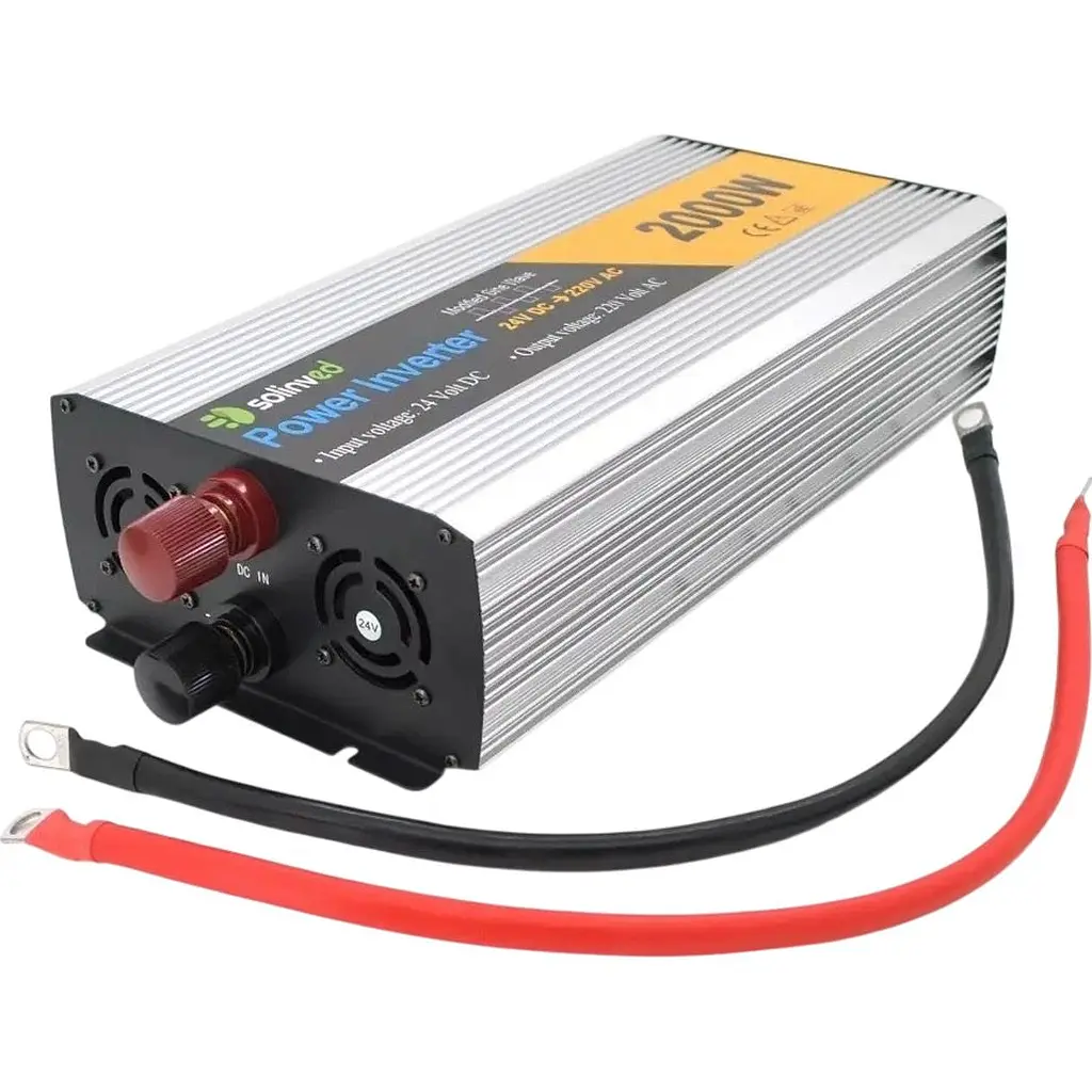 Автомобільний інвертор Solinved Sol-Yb24-2000M 24V 2000W [154052] - фото 2