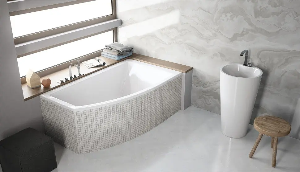 Ванна акриловая Radaway Sitera 150x85 правая + ножки + сифон (WA1-32-150x085PS) - фото 3