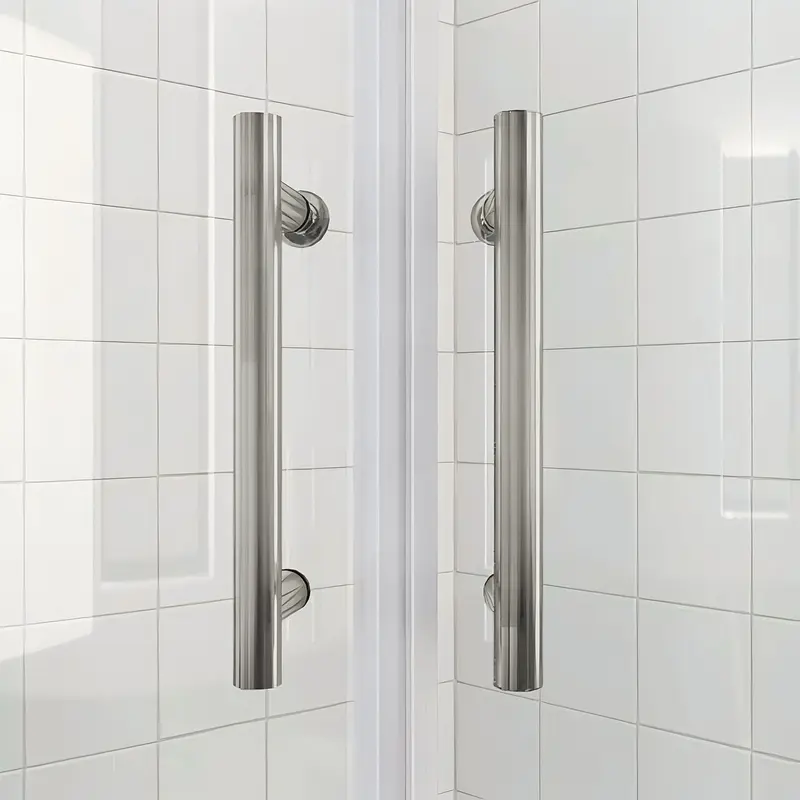 Душова кабіна без піддону Koer Sr SC04-90x90x195-TR-02 прозоре скло Easy Clean 5мм Ss Color KR5682, Нержавіюча сталь, прозорий, Нержавеющая сталь - фото 3