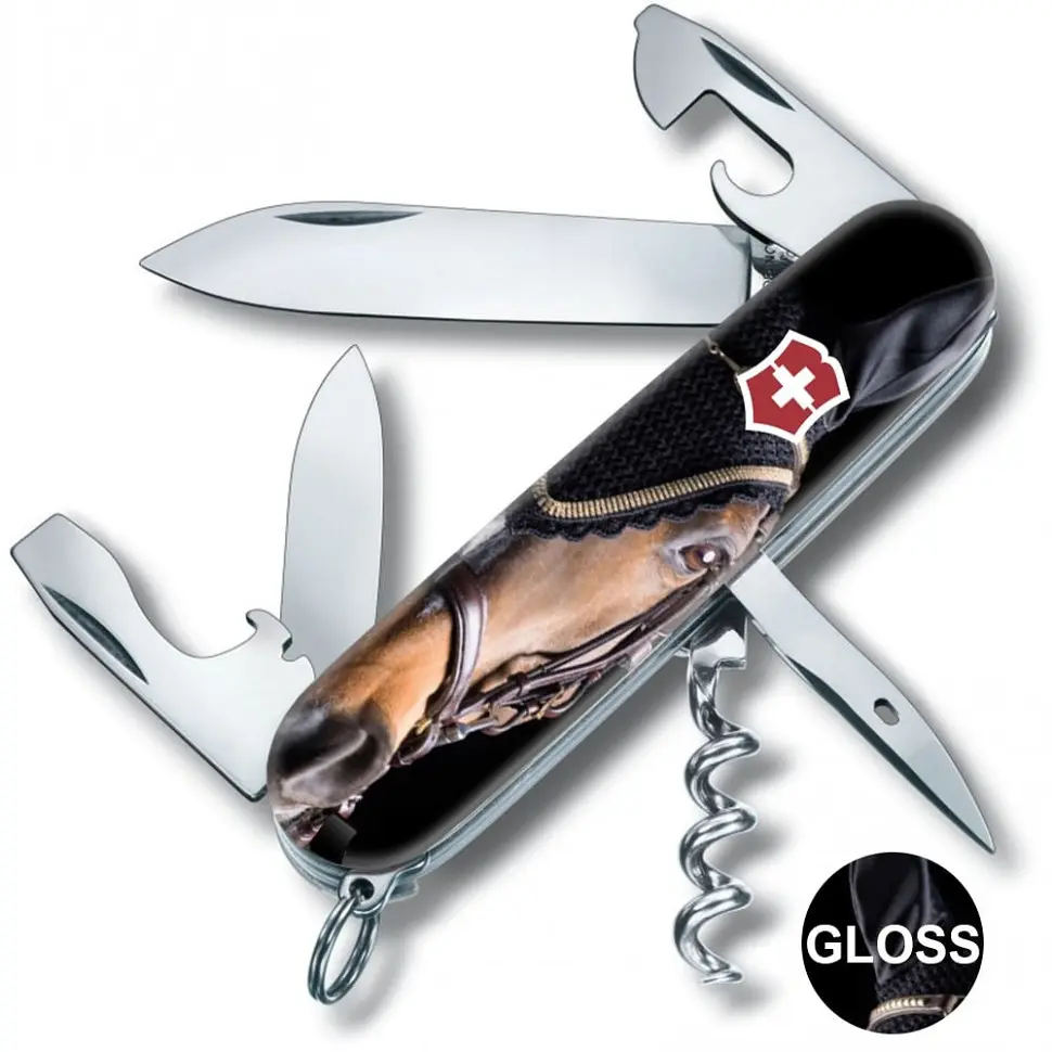 Складаний ніж Victorinox SPARTAN ZODIAC Королівський кінь 1.3603.3.Z5290pk