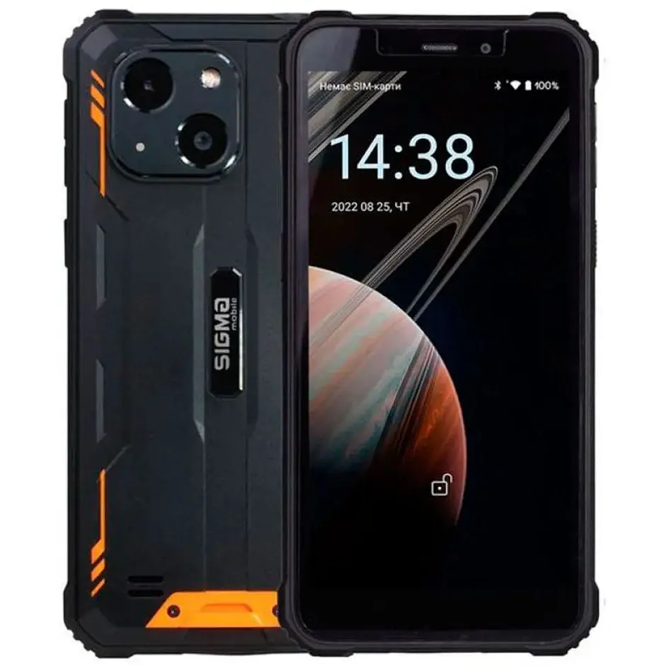 Телефон Sigma mobile X-treme PQ18 чорно-жовтогарячий - фото 6