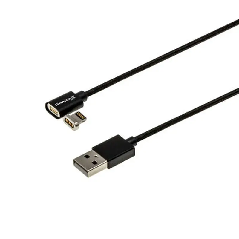Дата кабель USB 2.0 AM to Lightning 1.0m Magnet Grand-X (MG-01L) - фото 2