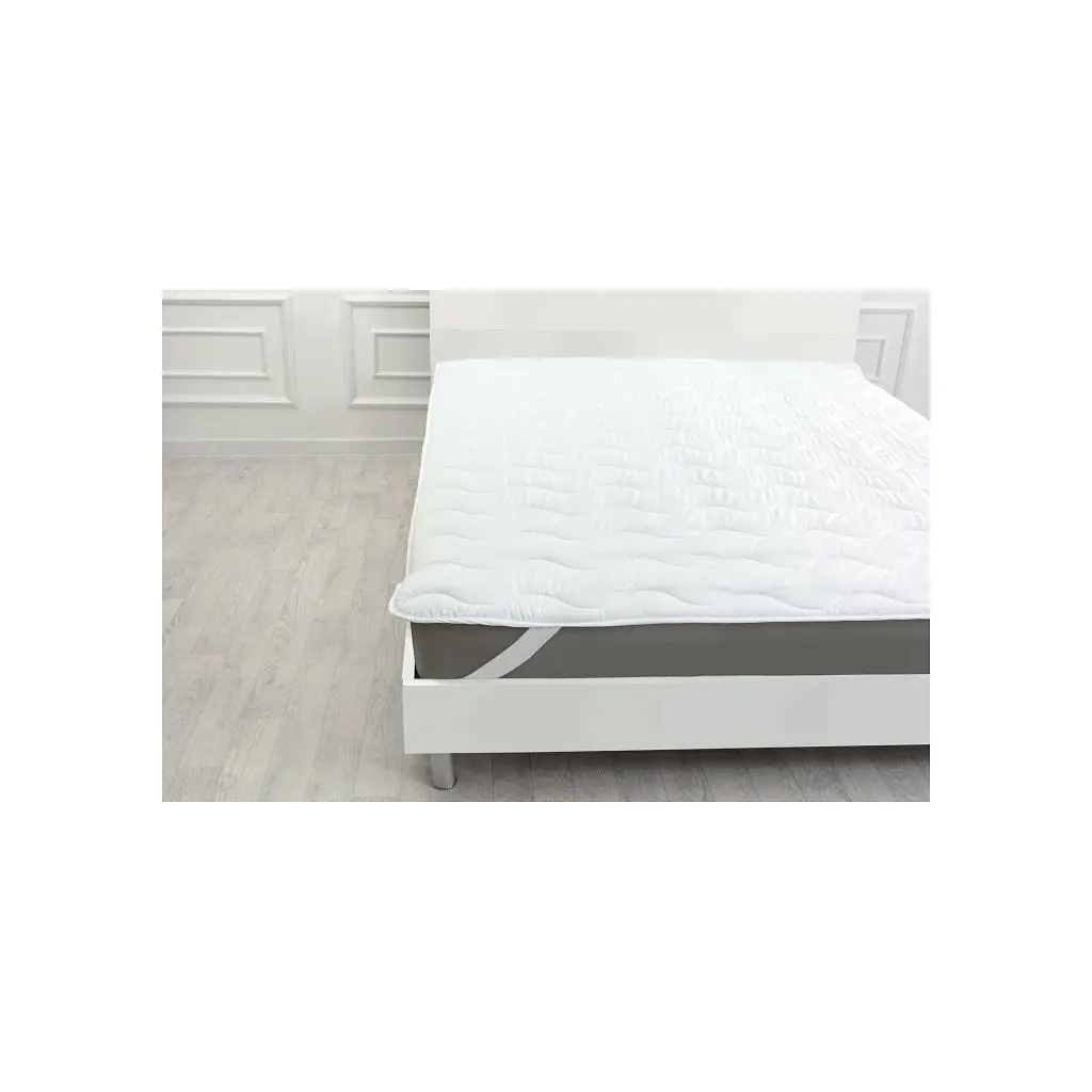 Наматрацник MirSon Eco Light №1712 EcoSilk Air-Soft звичайний на резинці по кутах White 90x190 см (2200002888233)