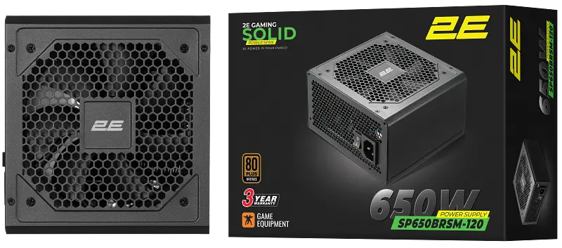 Блок живлення 2E Solid Power 2E-SP650BRSM-120 650W 80+ Bronze (2E-SP650BRSM-120)