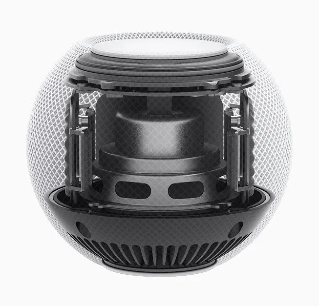 Портативная акустика Apple HomePod Mini смарт белая (MY5H2) - фото 5