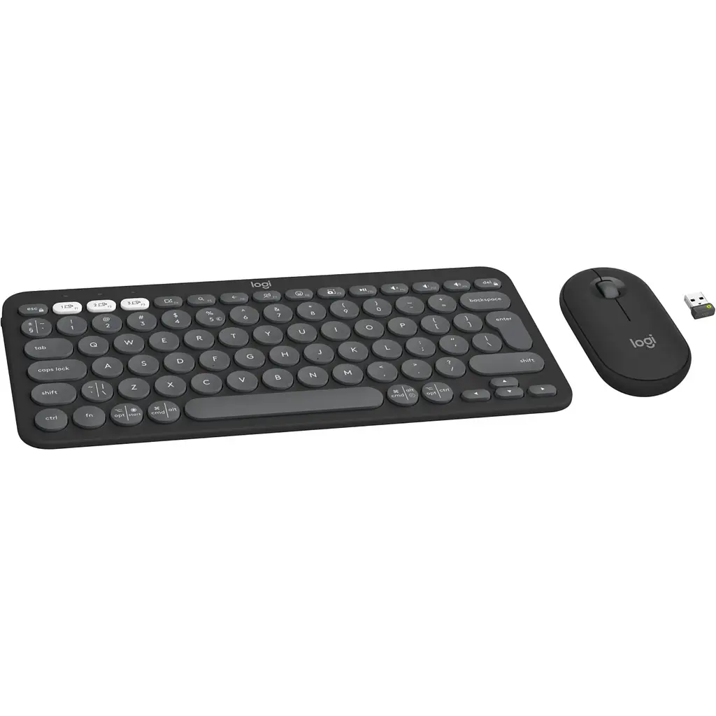 Комплект (клавиатура + мышь) Logitech Pebble 2 Combo Graphite (920-012239) UA [141507] - фото 2