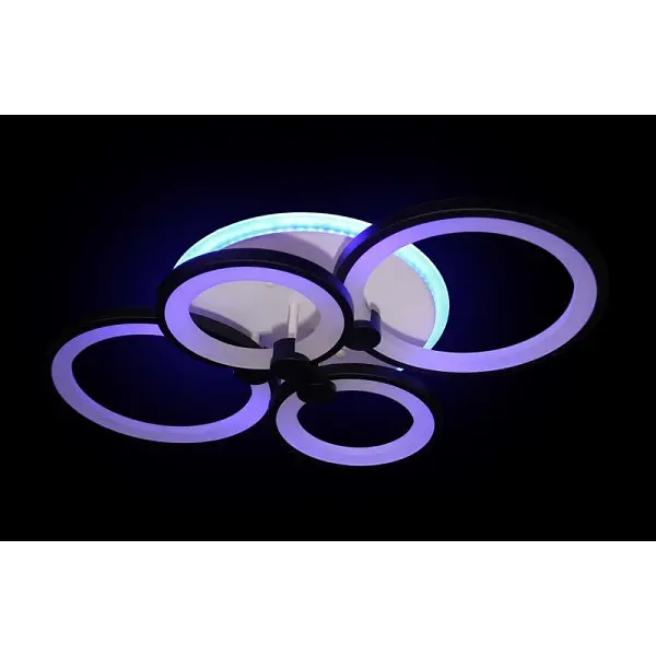 Пріпотолочние люстри Linisoln 1811/4 BK LED Dimmer - фото 3