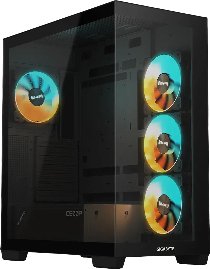 Корпус Gigabyte Aorus C500 Panoramic Stealth ARGB Black (GB-C500P ST) - фото 3