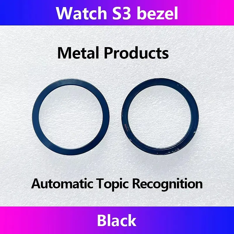 Безель металлический Sikai для смарт-часов Xiaomi Watch S3/S4 Automatic Topic Recognition Black - фото 6