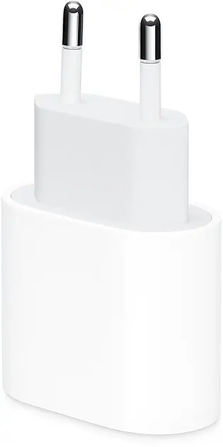 Зарядный адаптер блока питания Apple 20 W USB-C (MUVV3ZM/A) белый - фото 2