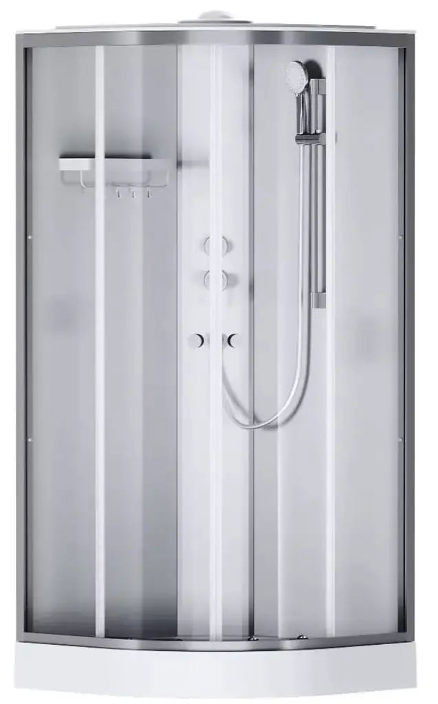 Душовий бокс AM.PM X-Joy 90x90 1/4 кола прозоре скло хром матовий W94C-401A-090MT