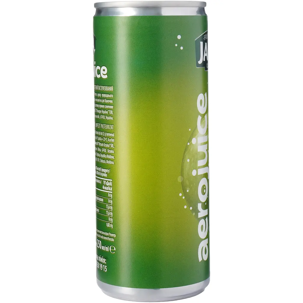 Сік газований Jaffa Aerojuice Can яблучний 0.25 л - фото 4