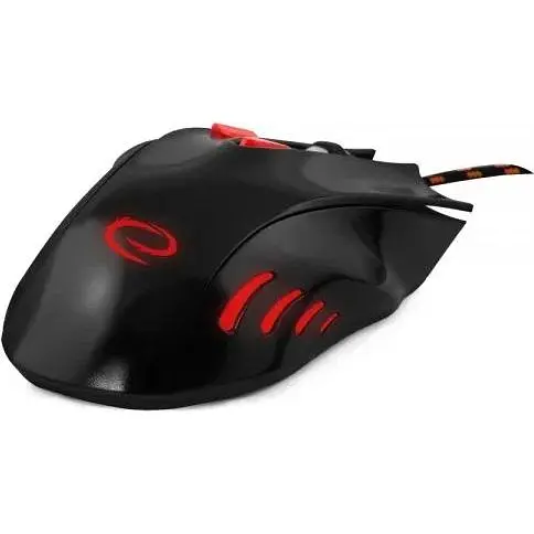 Миша Esperanza MX401 Hawk USB black red (EGM401KR) - фото 3
