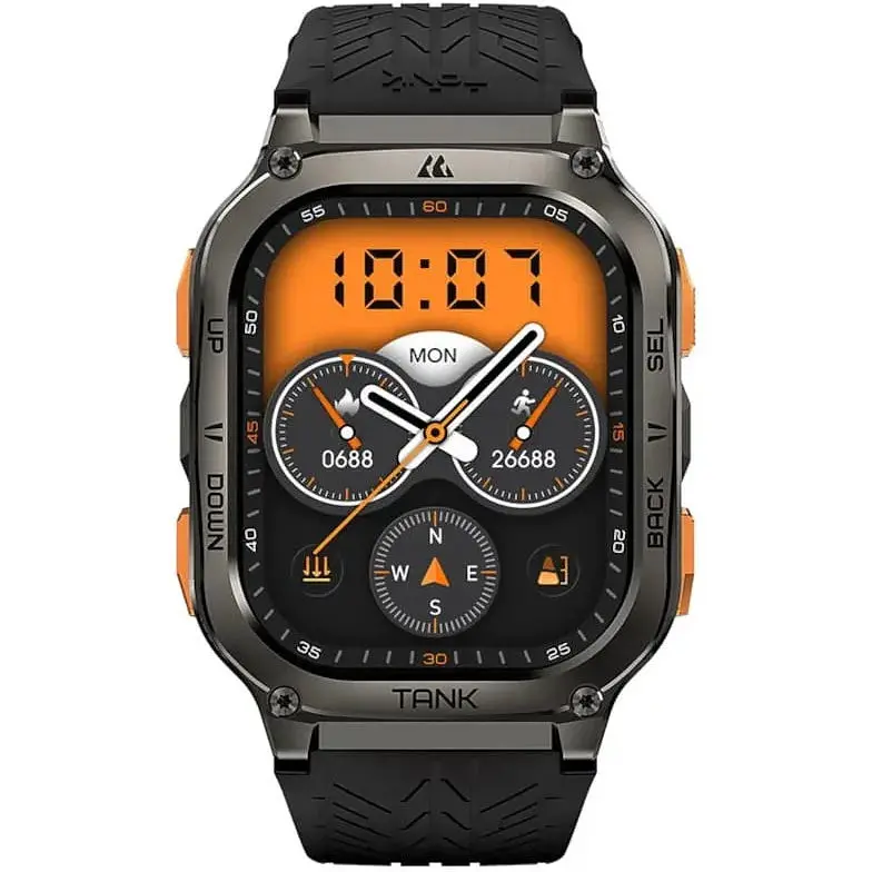 Наручний смарт-годинник Kospet Tank M3 Ultra Black (16427-hbr) - фото 2
