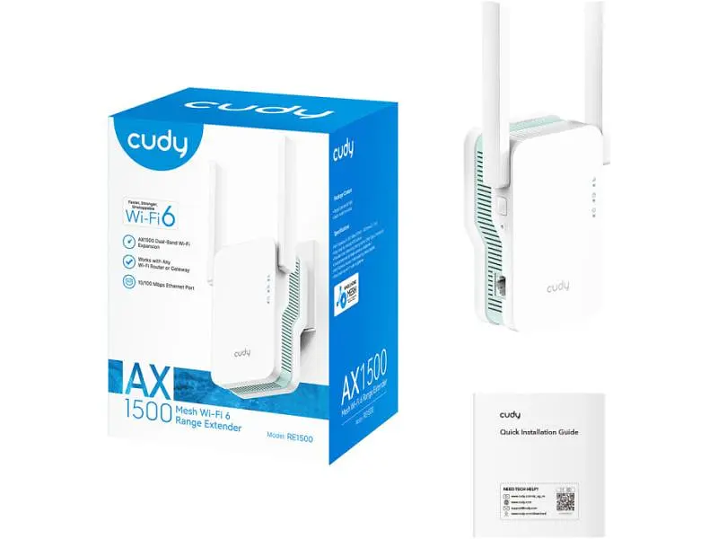 Повторювач Wi-Fi CUDY RE1500 - фото 5