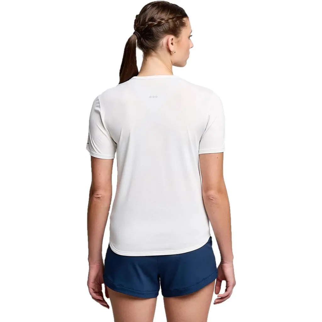 Футболка Saucony Stopwatch Graphic Short Sleeve 4 L White (1097-SAW800490-WHS4 L) - фото 2
