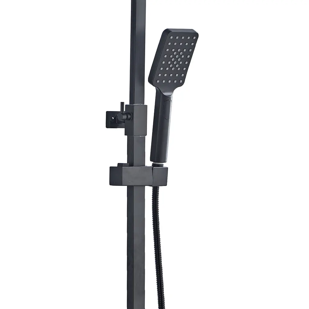 Душевая система Globus Lux Milano VAN-GLM-0026-10-BB, Черный матовый - фото 4