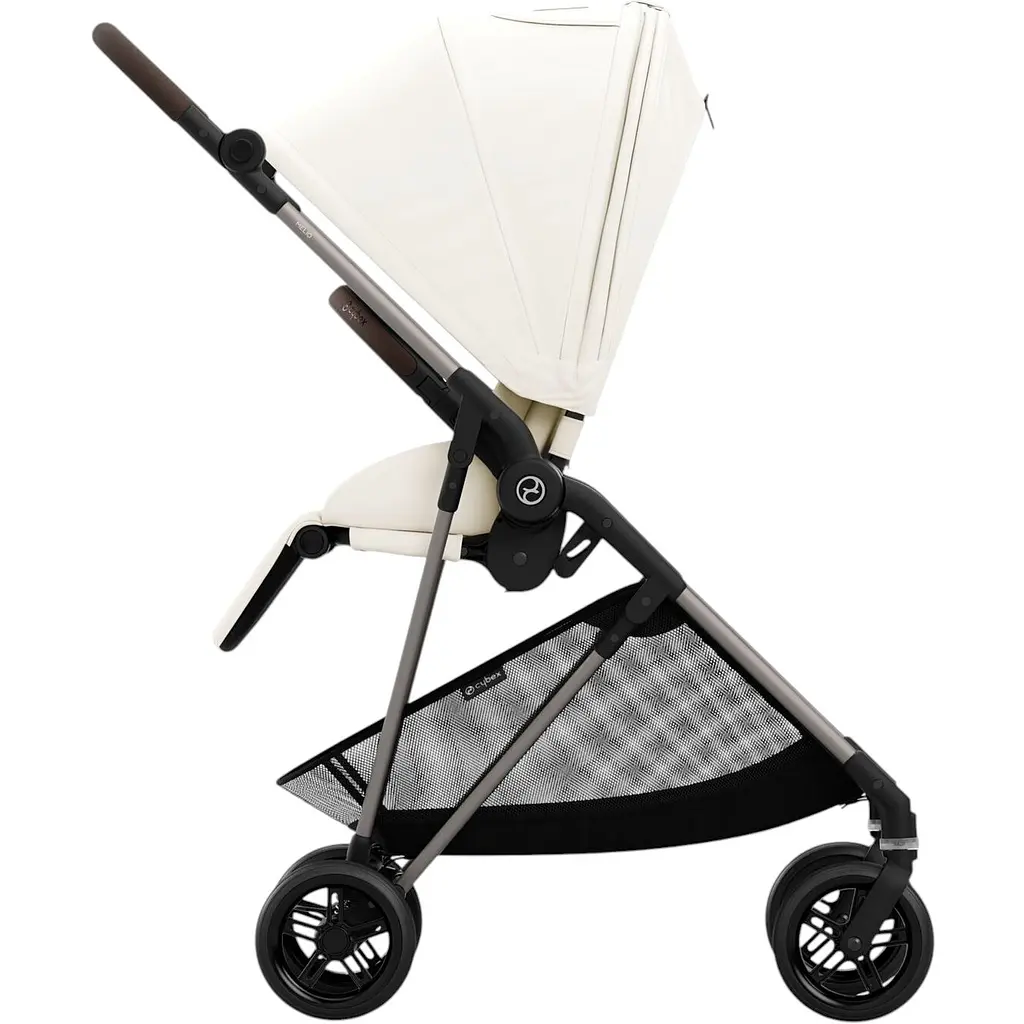 Коляска Cybex Melio Cotton White с бампером белая (522002659) - фото 6