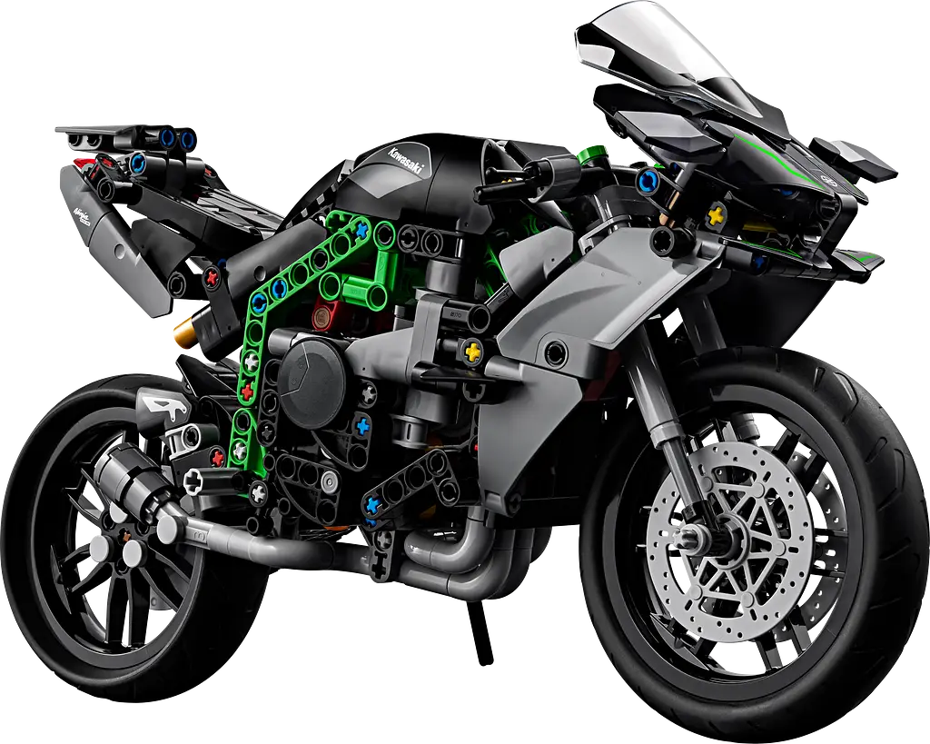 Конструктор LEGO Technic Мотоцикл Kawasaki Ninja H2R 643  деталі (42170) - фото 2