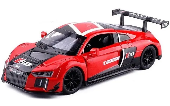 Колекційна металева модель автомобіля Автопром Audi R8 LMS з інерцією, світлом та звуком 1:24 - фото 2