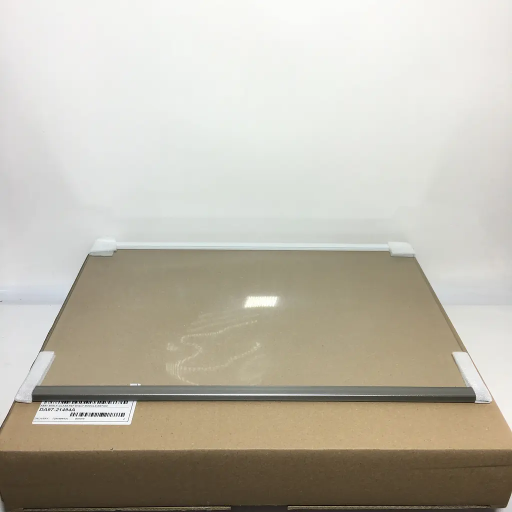 Стеклянная полка (средняя, верхняя) для холодильника Samsung RB38, RB36, RB34, DA97-21494A 500x353 мм - фото 5