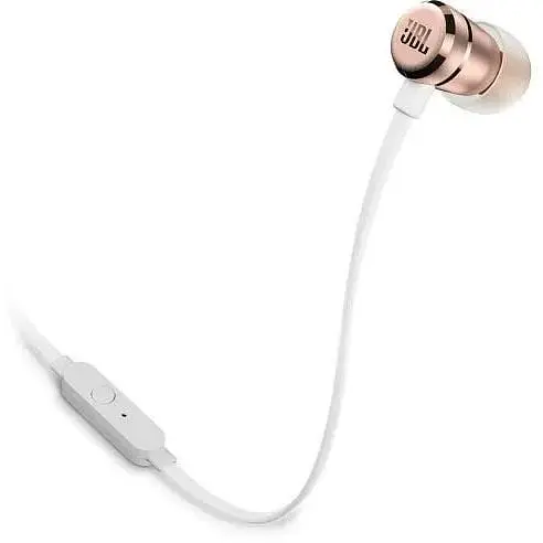 Навушники провідні - гарнітура JBL T290 Rose Gold (JBLT290RGD) - фото 5