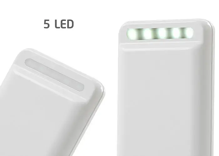 Універсальна зарядна батарея S-link IP-G21 20000Mah Power Bank з ліхтариком (Білий) - фото 4