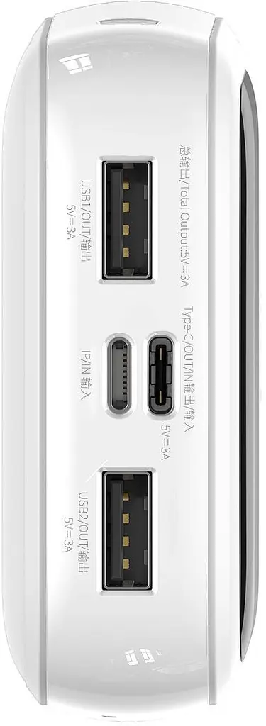 Внешний аккумулятор Baseus Qpow 20000 mAh со встроенным кабелем Type-C PPQD-G02 белый - фото 7