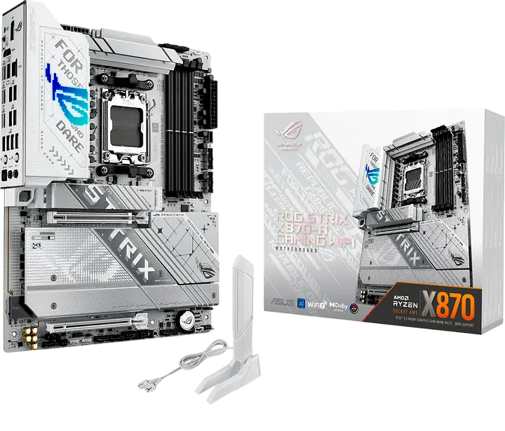 Материнcька плата Asus X870-A ROG Strix Gaming Wi-Fi Socket AM5 (ROG STRIX X870-A GAMING WIFI) Б/В - фото 4