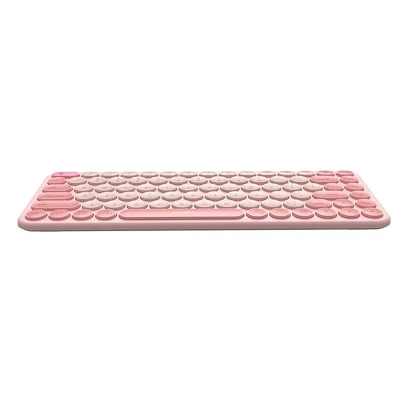 Клавиатура Baseus K01A Wireless Tri-Mode Keyboard 2.4G + BT1 + BT2 беспроводная розовая - фото 5