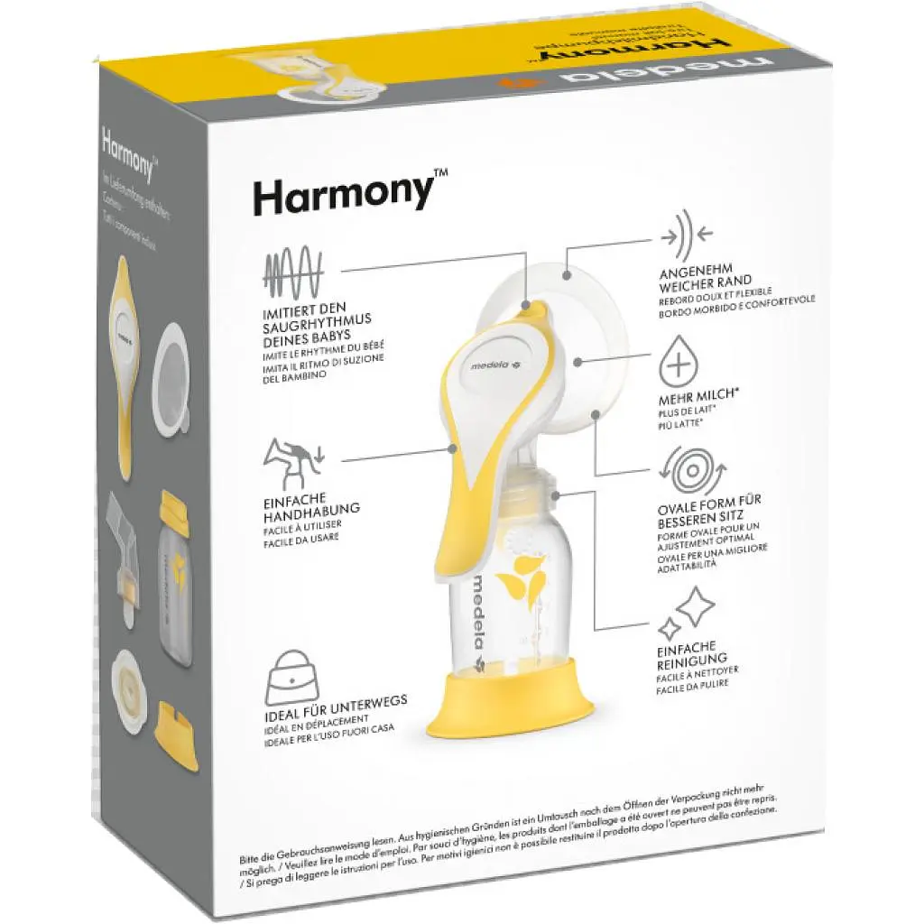 Молоковідсмоктувач Medela Harmony Manual 2-Phase Breastpump ручний (101041151) - фото 3