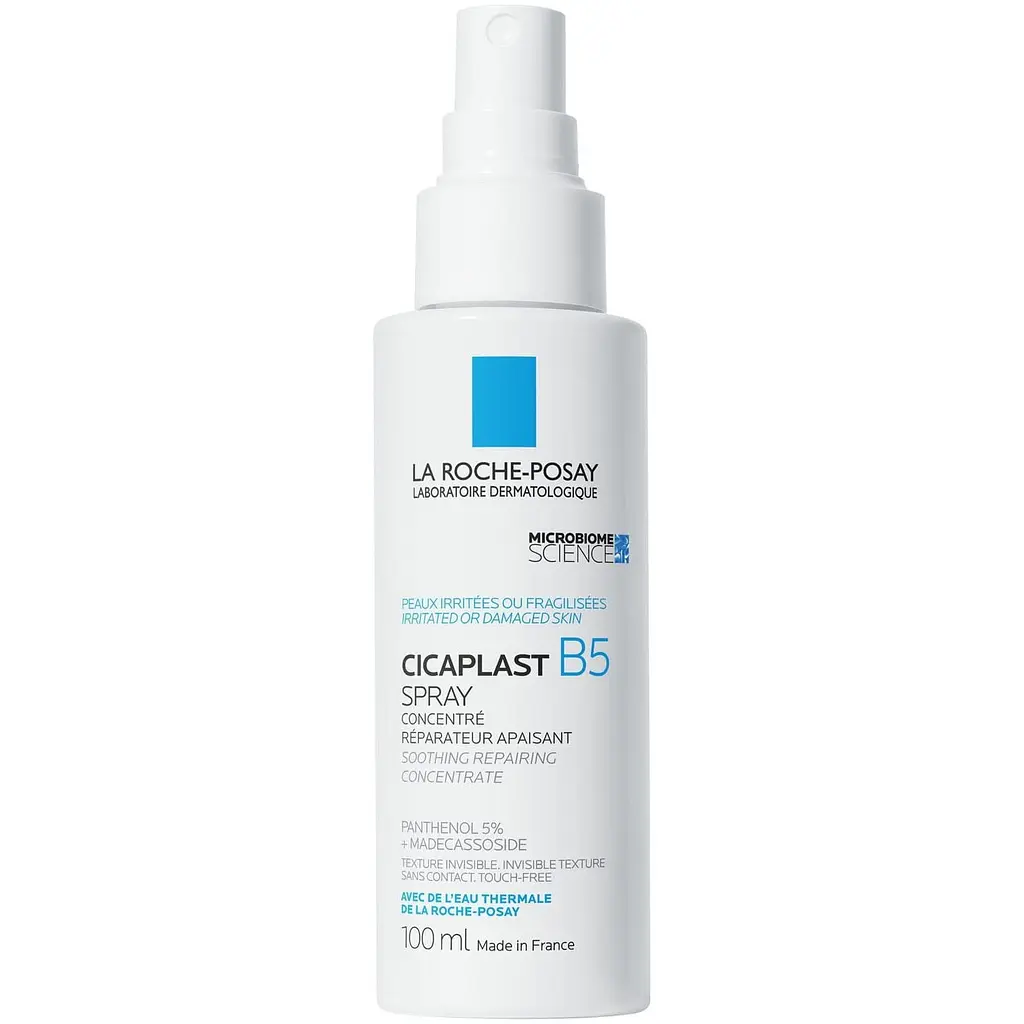 Набір La Roche-Posay: сонцезахисний спрей-міст Anthelios UVSport Mist SPF50+ 200 мл + спрей-концентрат La Roche-Posay Cicaplast B5, 100 мл + сироватка-антиоксидан Pure Vitamin C12 Serum 10 мл + сумка-тоут Ля Рош-Позе - фото 3