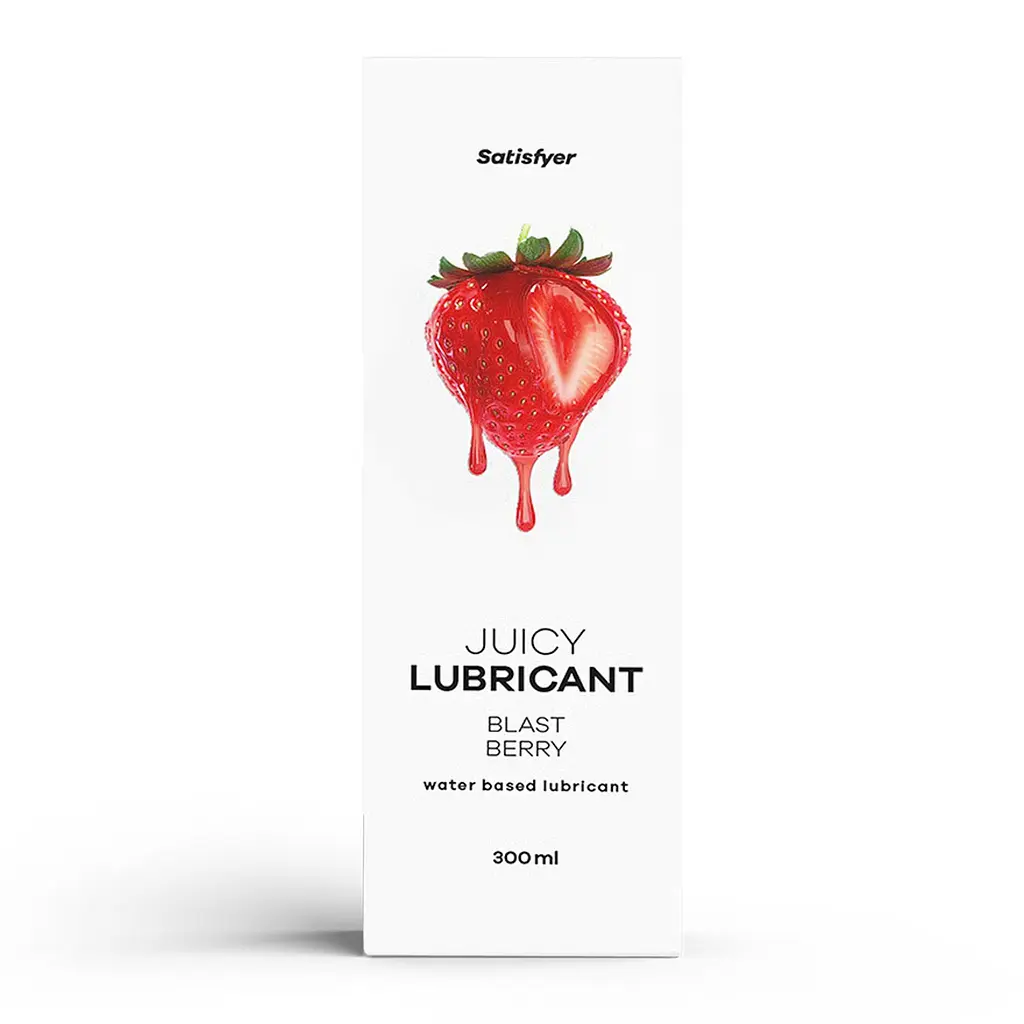 Лубрикант Satisfyer Juicy Lubricant на водній основі, 300 мл (полуниця)