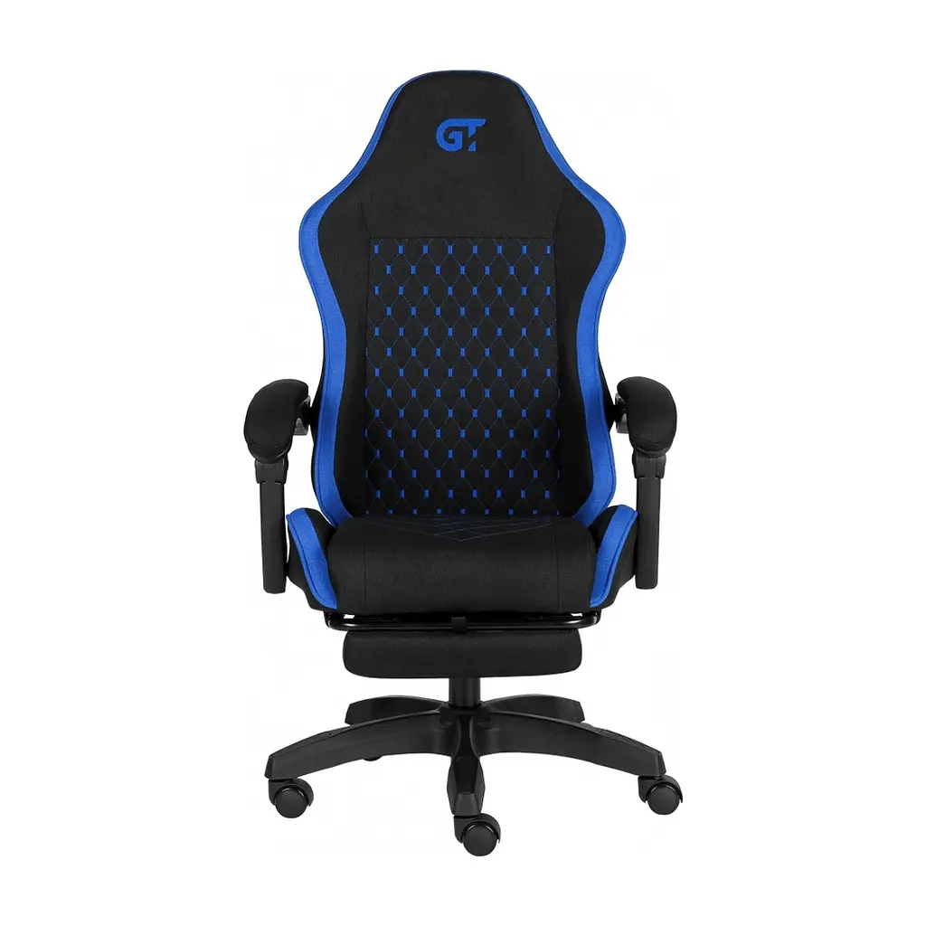 Крісло ігрове GT Racer X-2339 Black/Blue (X-2339 Fabric Black/Blue) - фото 5