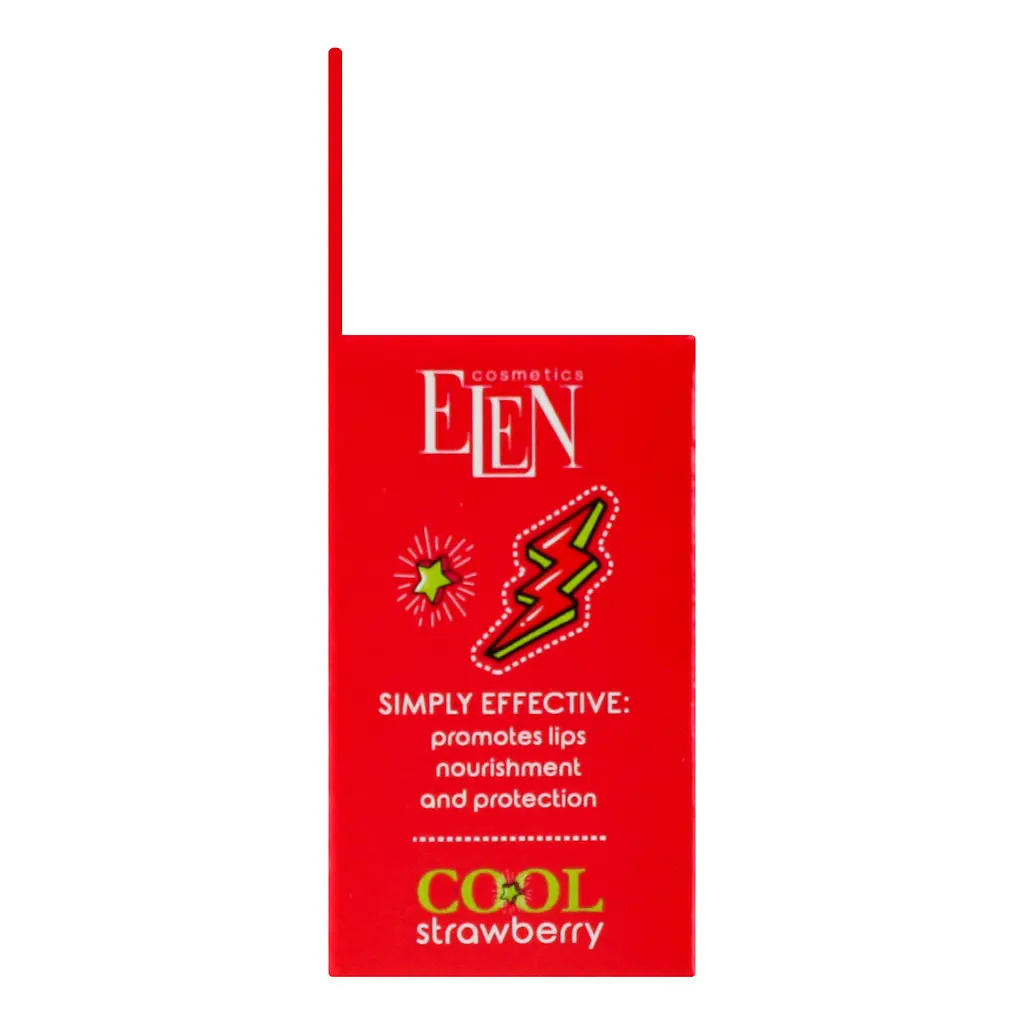 Бальзам для губ Elen Cosmetics Cool Strawberry 9 мл - фото 3
