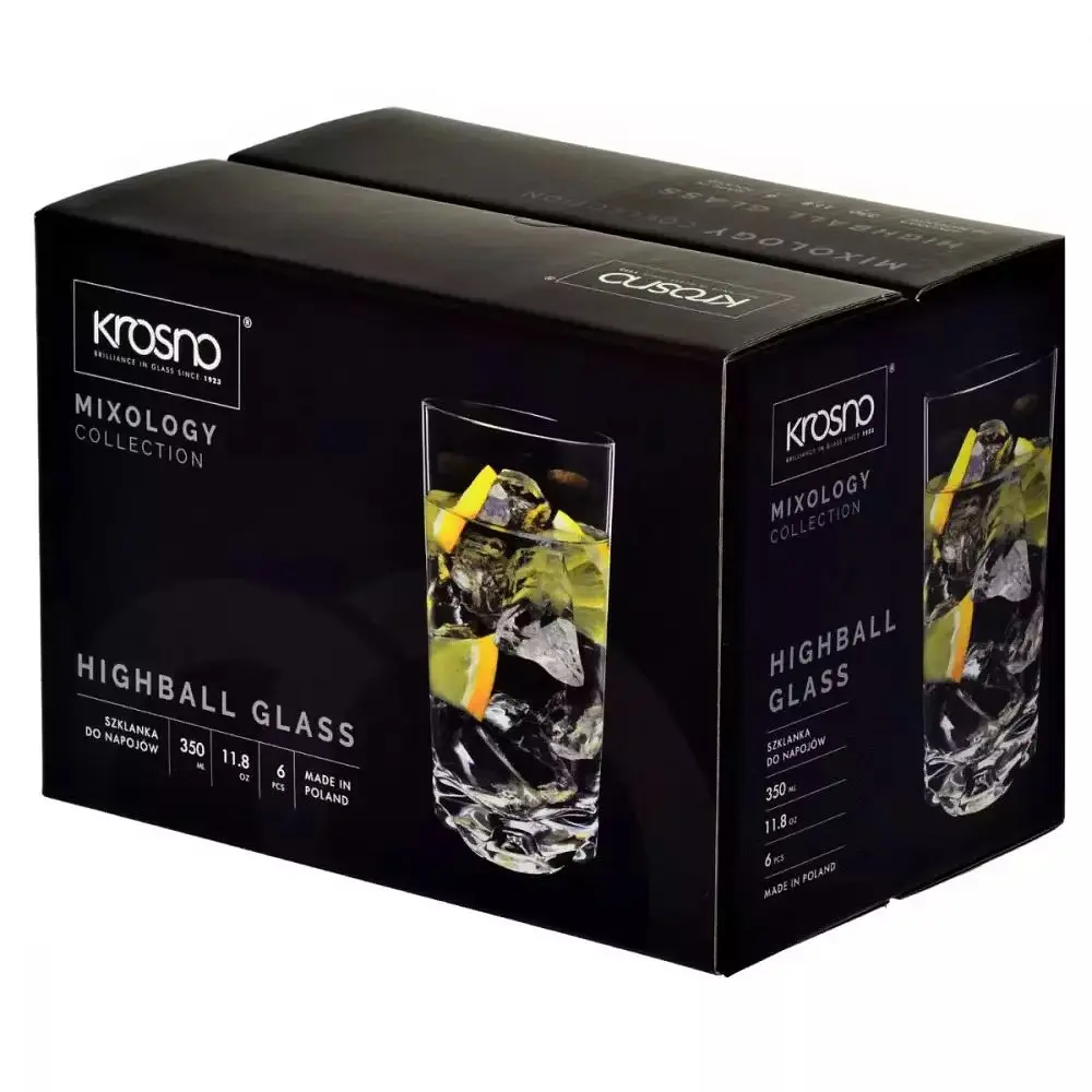 Набір високих склянок Krosno Mixology скло 350 мл 6 шт. (905006) - фото 3