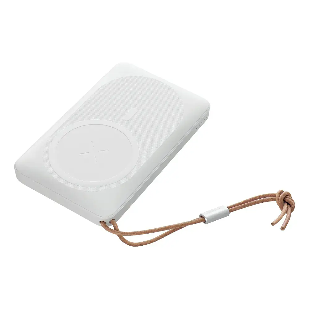 Зовнішній акумулятор VEGER 10000 mAh with wireless charging compatible with MagSafe PD QC3.0 2A 20W MagOn (VP1151 / W1151) white (VG-VP1151/W1151) - фото 5
