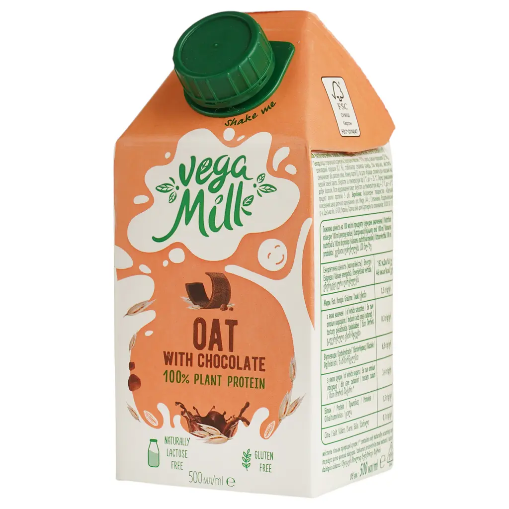 Напиток овсяный Vega Milk шоколадный 500 мл - фото 2