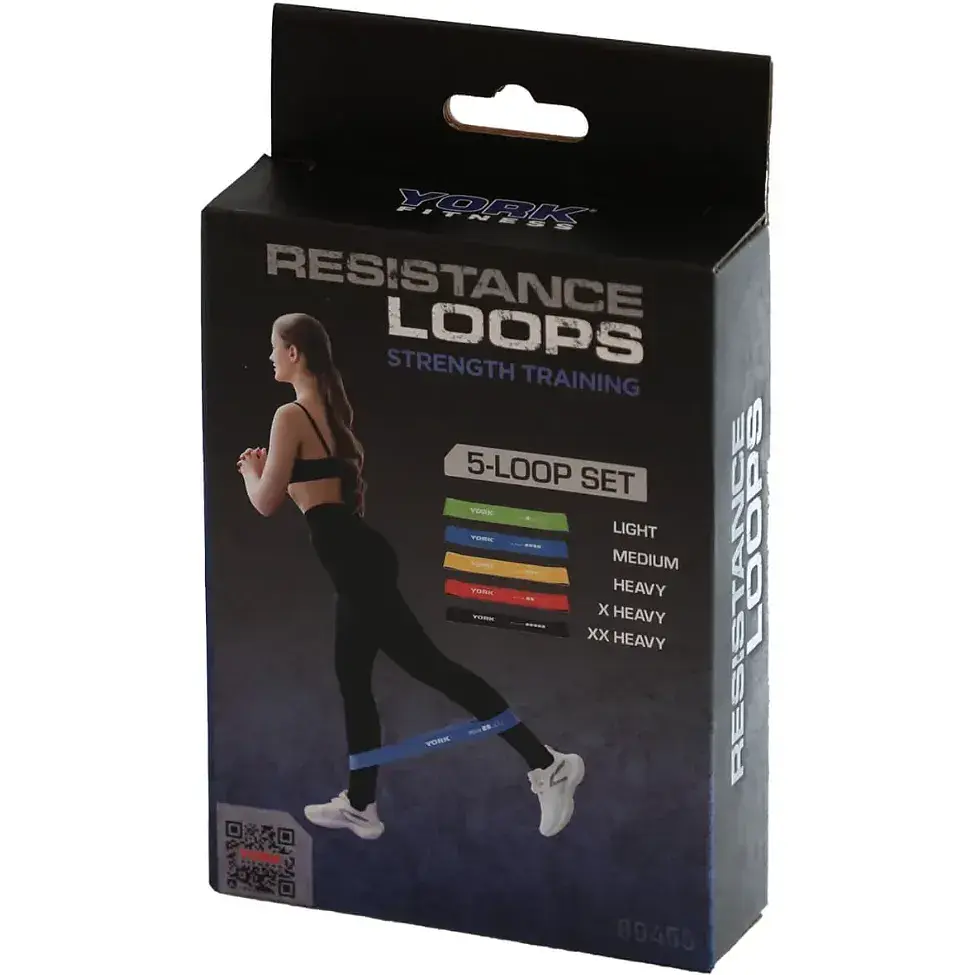 Набор резинок для фитнеса York Fitness 5 шт. - фото 7