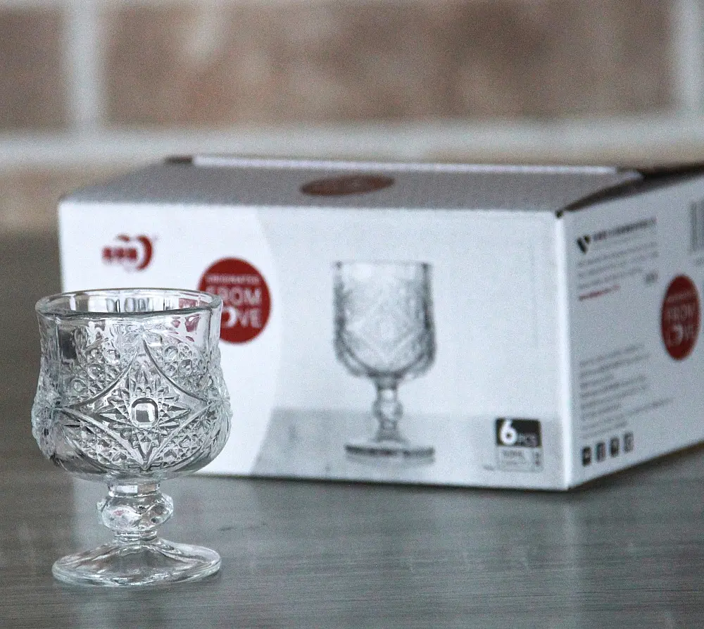 Набір чарок скляних Deli Glass Sam 50 мл 6 шт. (87KB161-1A/6) - фото 3