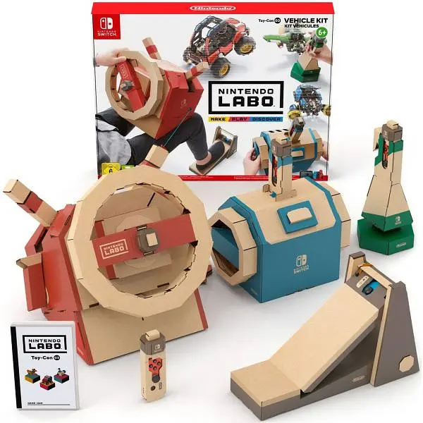 Nintendo Switch Gray (Upgraded version) + Nintendo Labo: Vehicle Kit - фото 6