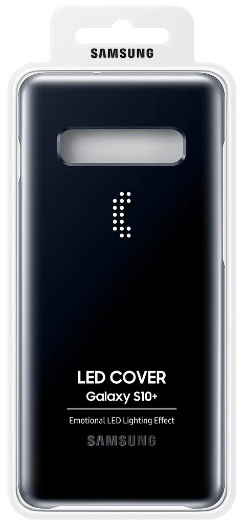 Чохол оригінальний LED Cover EF-KG975CBEGRU для Samsung Galaxy S10 Plus (6.4") Black - фото 5