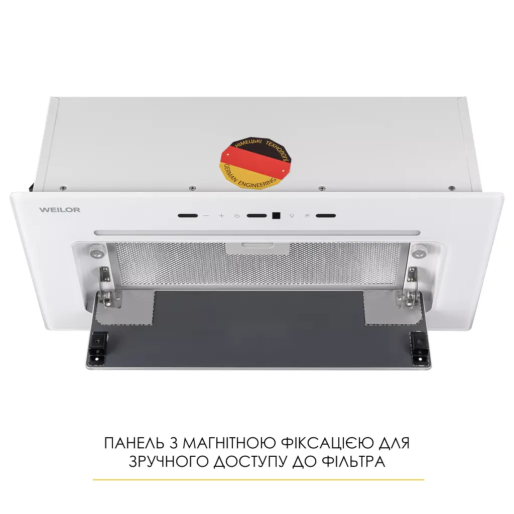 Витяжка повновбудована WEILOR LUMINA WBG 65 WHITE - фото 10