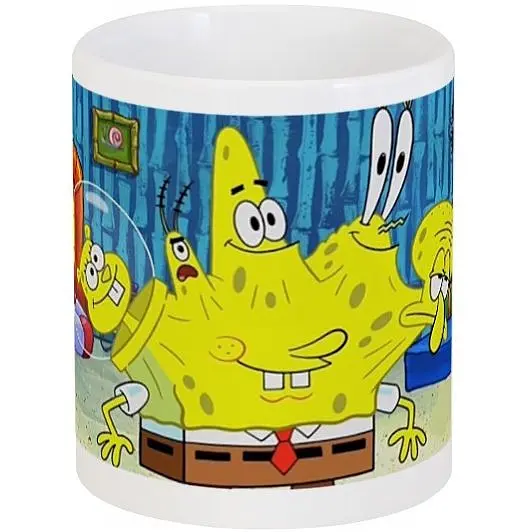 Кухоль GeekLand SpongeBob SquarePants CP 03.158 330 мл білий - фото 3