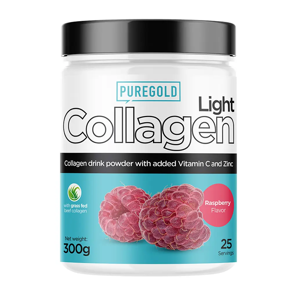 Колаген з Вітаміном С та Цинком Collagen LIGHT - 300 г Малина