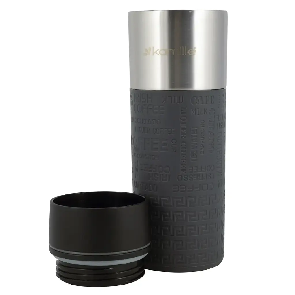 Термокухоль Kamille KM-2098 сіра 420 мл - фото 7