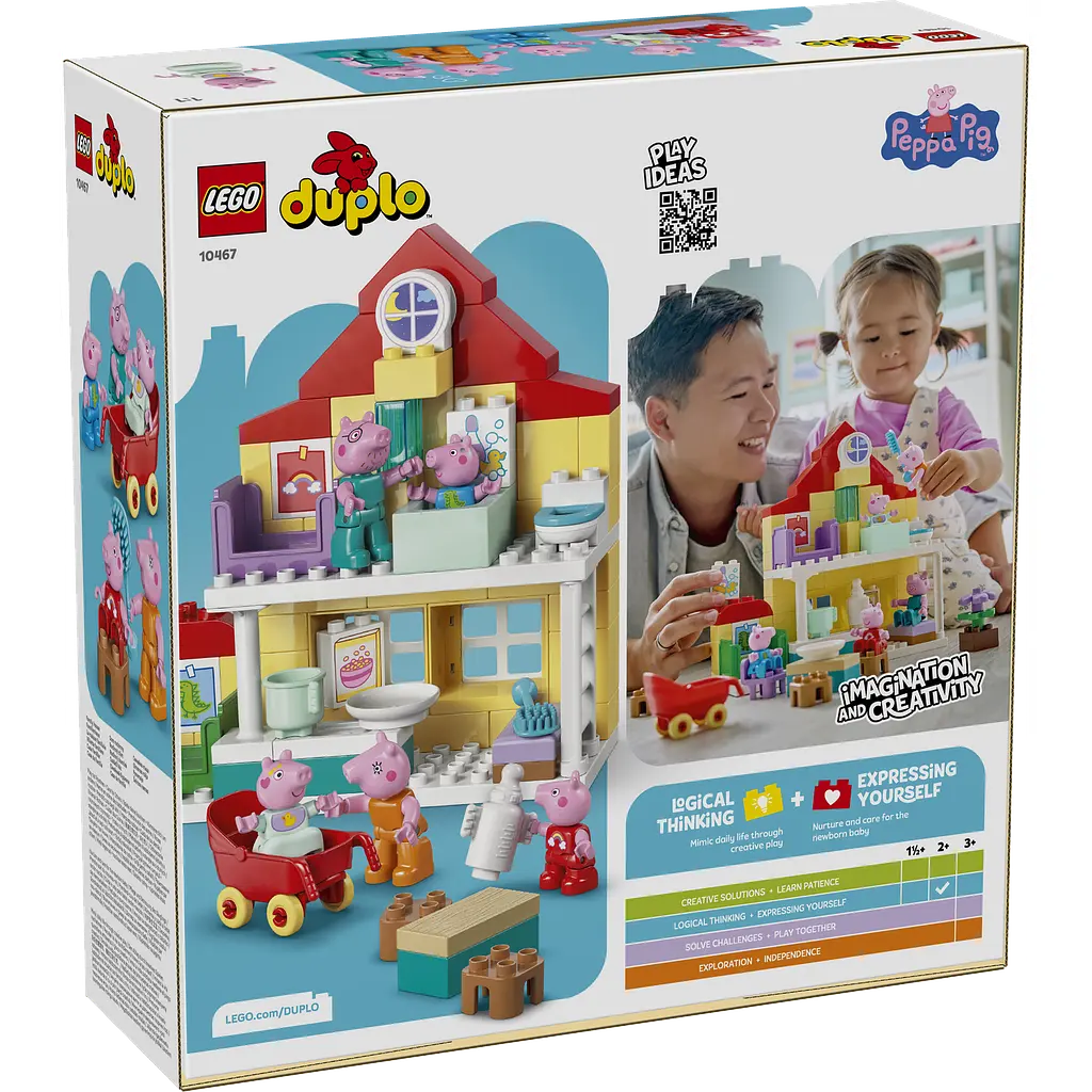 Конструктор LEGO DUPLO Peppa Pig Семейный дом 84 детали (10467) - фото 8