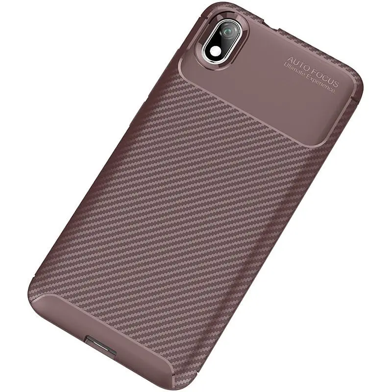 Чохол-накладка Toto TPU Carbon Fiber 1.5 mm Case Xiaomi Redmi 7A Coffee - фото 2
