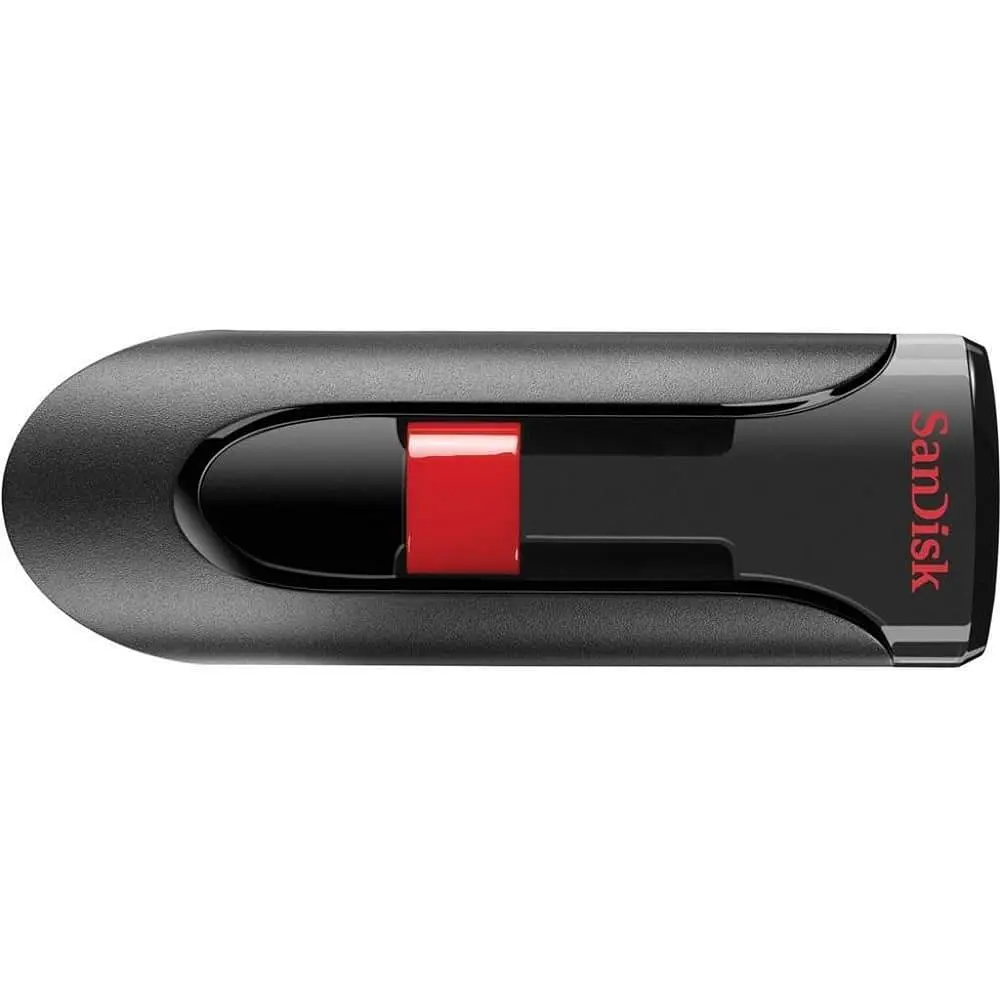 Флеш-накопитель Sandisk USB 2.0 Cruzer Glide 256Gb Black/Red (SDCZ60-256G-B35) - фото 2
